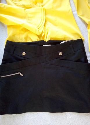 Karen millen идеальная хлопковая мини юбка3 фото