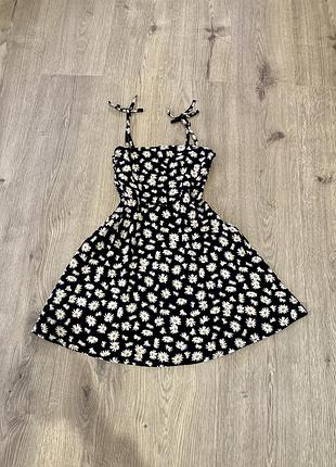 Сарафан в цветочный принт / летнее платье