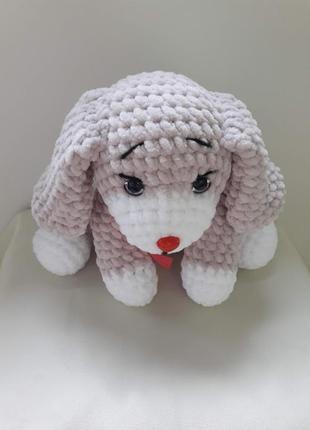 М'яка в'язана іграшка - собака
