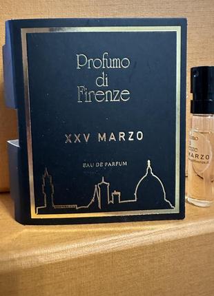 Оригинальный profumo di firenze xxv marzo пробник