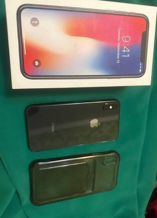 Срочно ! Iphone x 64gb silver, model a1901 2bmqad200487 gb blackgb neverlock ідеал стан повний комплект
