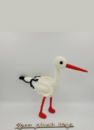 Мягка іграшка лелека