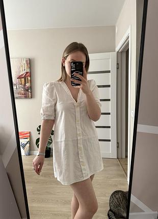 Платье льняное