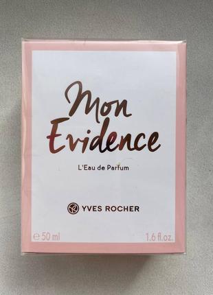 Yves rocher mon evidence парфюмированная вода 50 мл1 фото