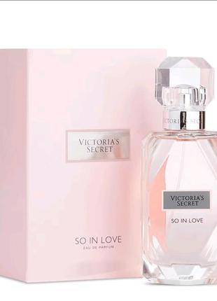 Парфюмированная вода victoria’s secret so in love eau de parfum 50 мл