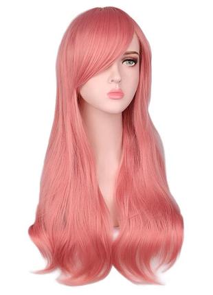 Розовый парик аниме, косплей2 фото