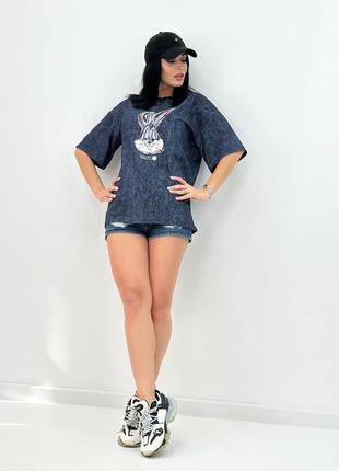 Літня жіноча футболка "roger" (турція)
+великі розміри🔥2 фото