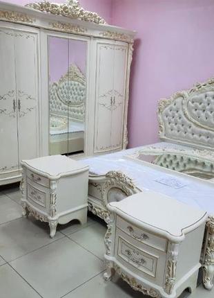 Элитная классическая спальня версаль слониммебель6 фото