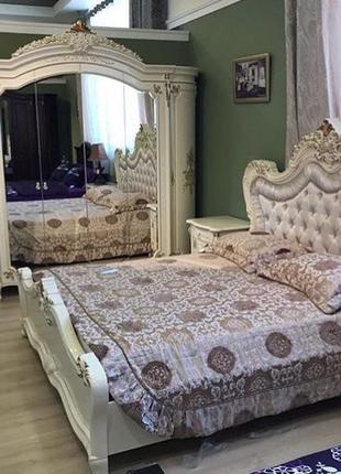 Класична спальня еліана біла слониммебель4 фото