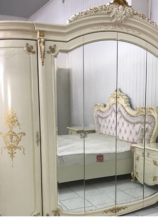 Класична спальня еліана біла слониммебель14 фото