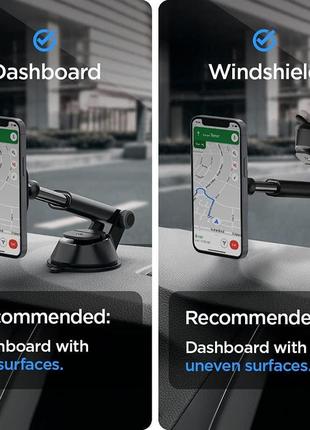 Автомобільний тримач spigen onetap magfit сумісний з iphone 15, 14, 13, 12, навіть моделями mini і max6 фото