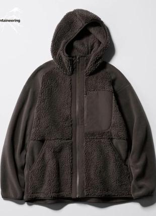 Флисовое худи унисекс white mountaineering