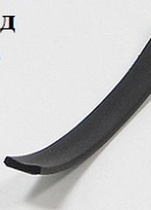 Ущільнювач 8х2мм самоклеючий black 200м