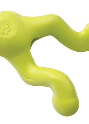 Іграшка для собак west paw tizzi dog toy зелена 18 см