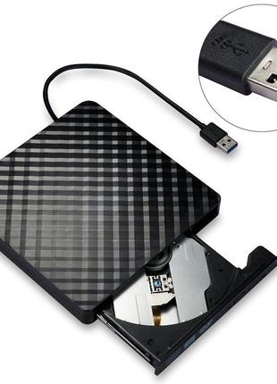 Внешний usb 3.0 dvd rw cd тонкий оптический привод записывающий плеер для компакт дисков