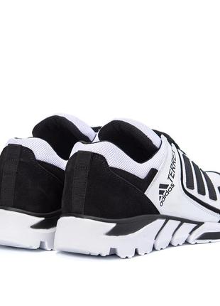 Стильні шкіряні кросівки adidas terrex white3 фото