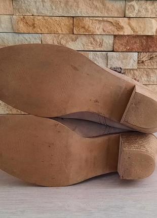 Ботинки от catwalk натуральный замш размер 396 фото