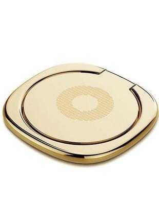 Кольцо-подставка/попсокет для телефона «universe» металлический (золото)