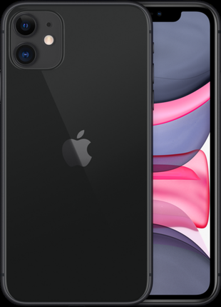 Apple iphone 11 , 64 ( black/ white)