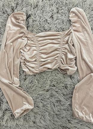 Бархатный топ