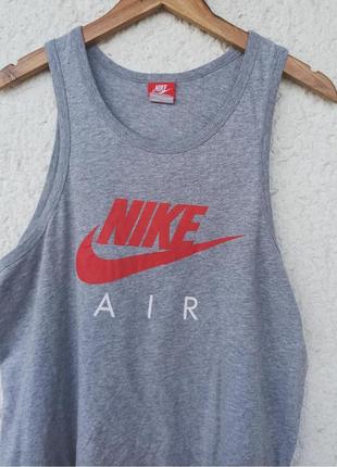 Майка nike air серая size s футболка найк1 фото