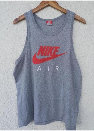 Майка nike air серая size s футболка найк2 фото