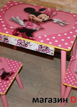 Дитячі меблі. столик та стілець оленя бембі. від виробника5 фото