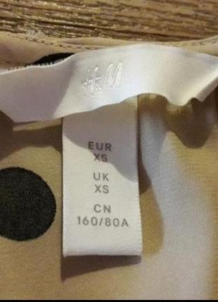 Красивая блуза в горохи h&m 7
