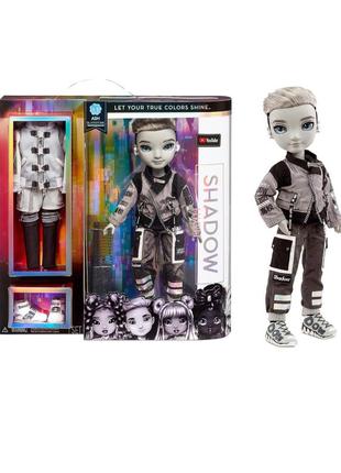 Лялька rainbow high shadow ash silverstone рейнбоу хай хлопчик еш