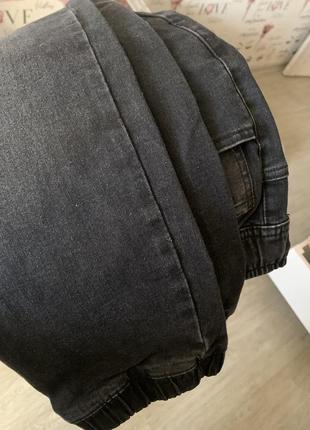 Джогеры джинсовые женские 50-525 фото