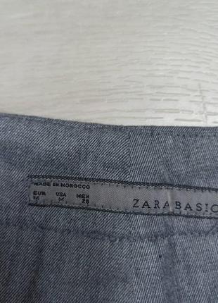 Теплі сірі брюки zara2 фото