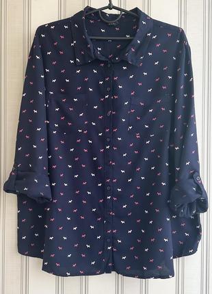 💙💙💙брендовая удлиненная рубашка 100% вискоза. батал