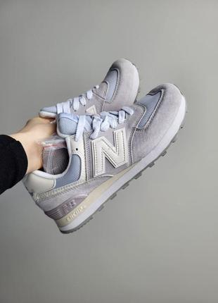 Женские кроссовки new balance 574 lavender