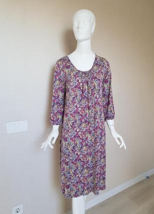 Качественное удобное трикотажное вискозное платье boden