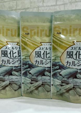 Японская спирулина кальцием из раковин моллюсков 1200 шт