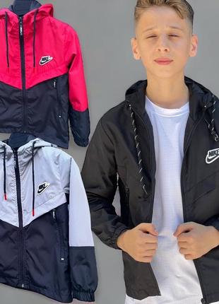 Детская ветровка nike tech fleece р8-14 лет3 фото