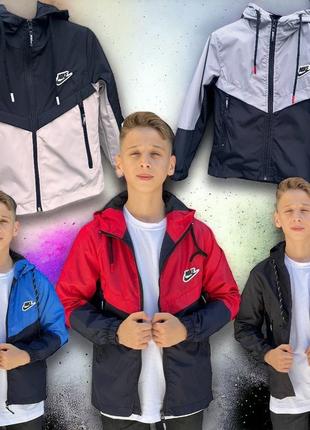 Детская ветровка nike tech fleece р8-14 лет2 фото