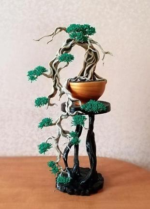 Декоративне дерево бонсай ручної роботи3 фото
