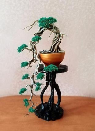 Декоративное дерево бонсай ручной работы