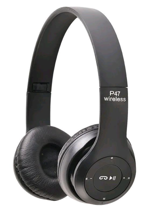 Навушники mdr p47+bt / навушники безпровідні bluetooth microsd, m