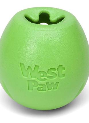 Іграшка для собак west paw rumbl зелена 10 см