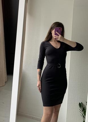 Платье чёрное