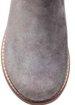 Класcные полностью натуральные ботинки челси серии premium quality черевики h&m3 фото