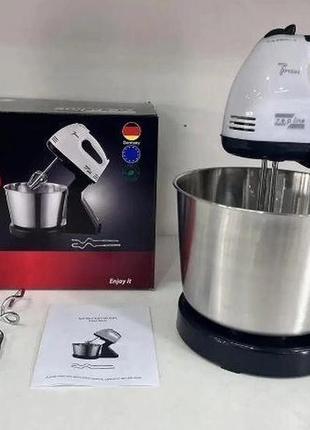 Миксер с металлической чашей на 3 л zepline zp-052 salemarket