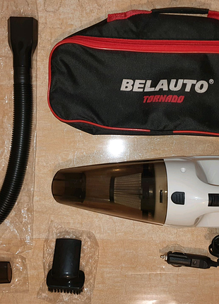 Belauto tornado пилосос для автомобіля повний комплект, новий май