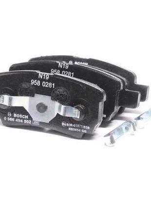 Колодка гальм. диск. mitsubishi lancer задн. (вир-во bosch)