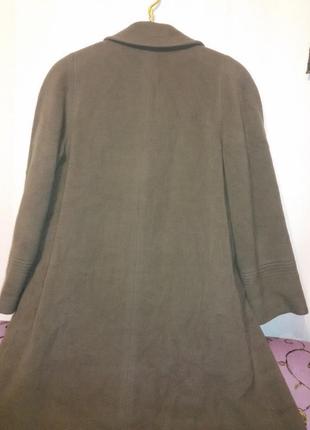Легкое шерстяное пальто италия (пог-63 см)2 фото
