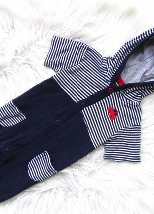 Стильний пісочник ромпер з капюшоном george