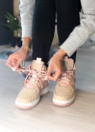 Женские кроссовки nike lunar force 17 duckboot “pink”