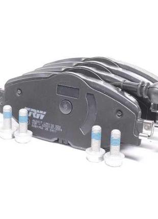 Тормозные колодки дисковые skoda octavia 1.2-2.0tdi 2012-, vw golf vii 1.2-2.0tdi 2012 - передняя (пр-во trw)